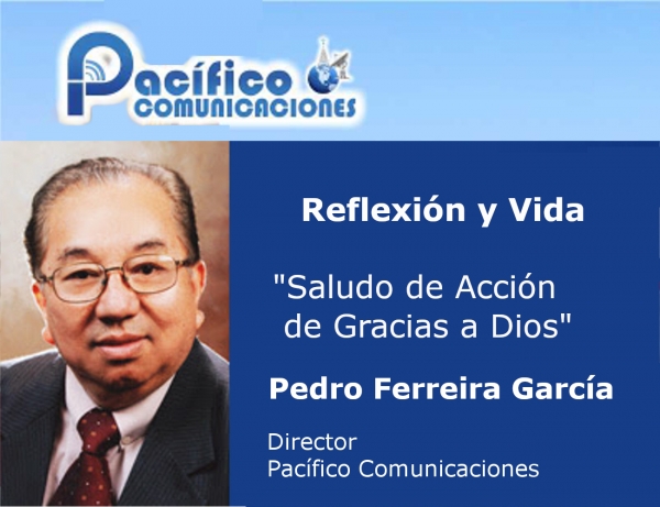 Saludo de Acción de Gracias a Dios