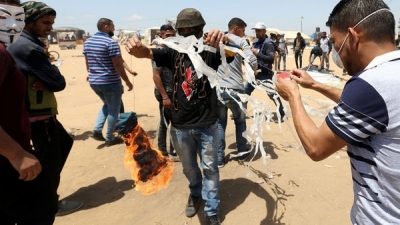Hamas amenaza con lanzar 5.000 cometas incendiarias a Israel